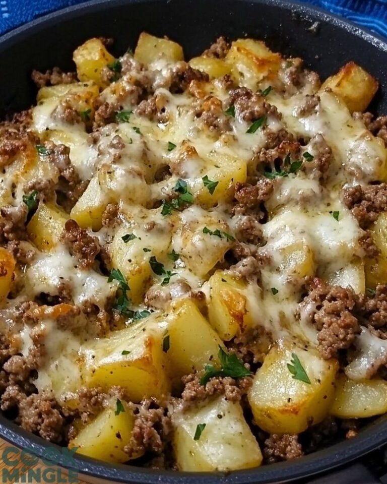 One Pan Stovetop Ground Meat and Potato Skillet