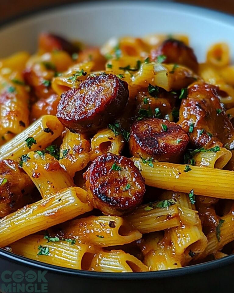 Sweet and Tangy BBQ Sausage Pasta