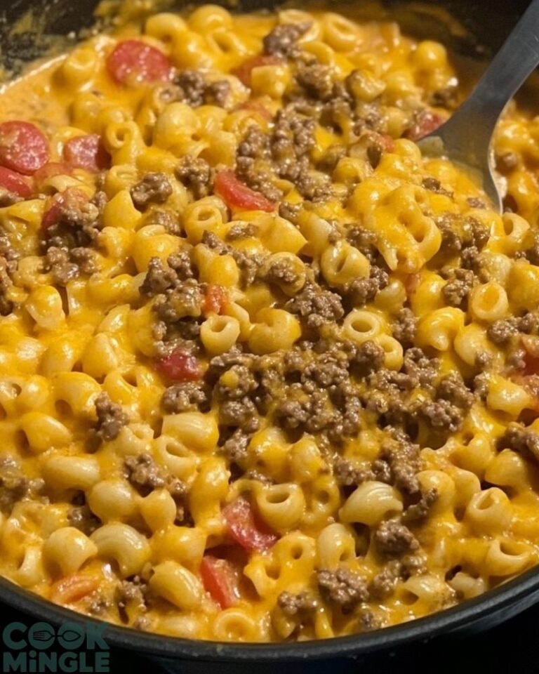 Cheesy Beef Taco Pasta