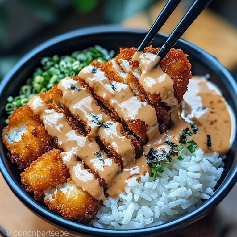 Japanese Katsu Bowls with Tonkatsu Sauce