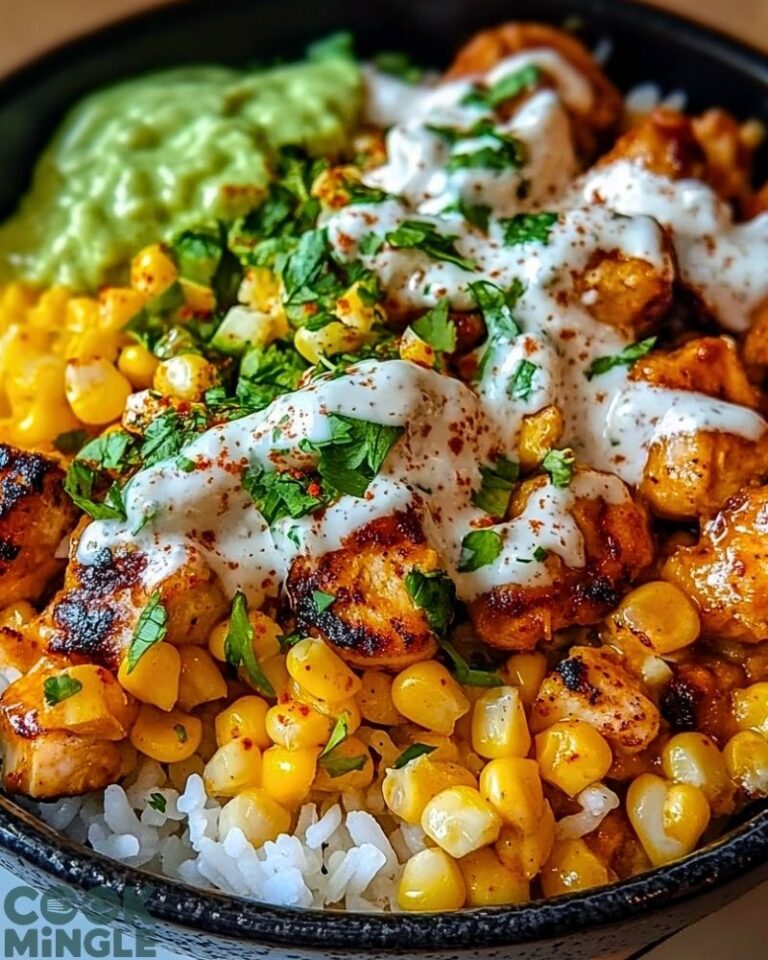 Street Corn Chicken Rice Bowl