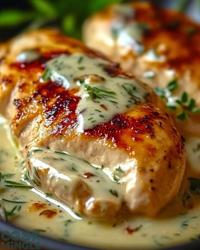 Creamy Chicken with Boursin Sauce – A Comforting Delight