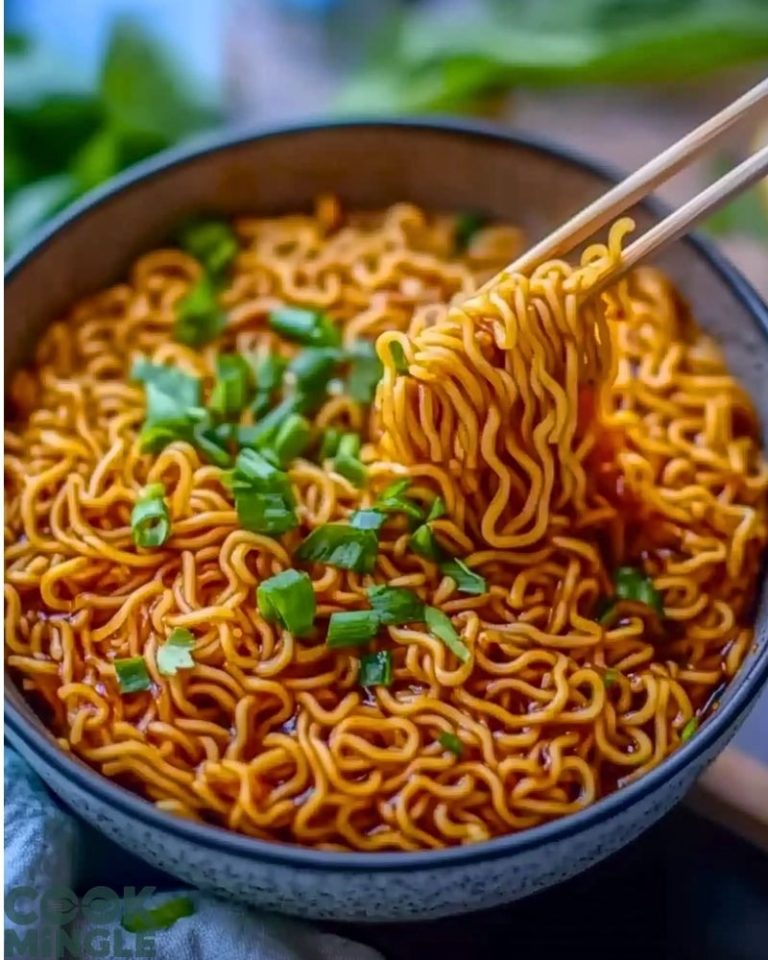 Easy Saucy Ramen Noodles