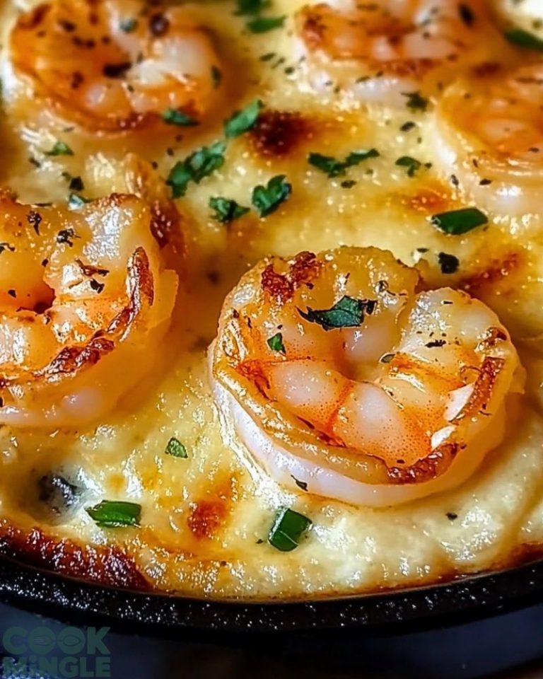 Garlic Shrimp Gratin