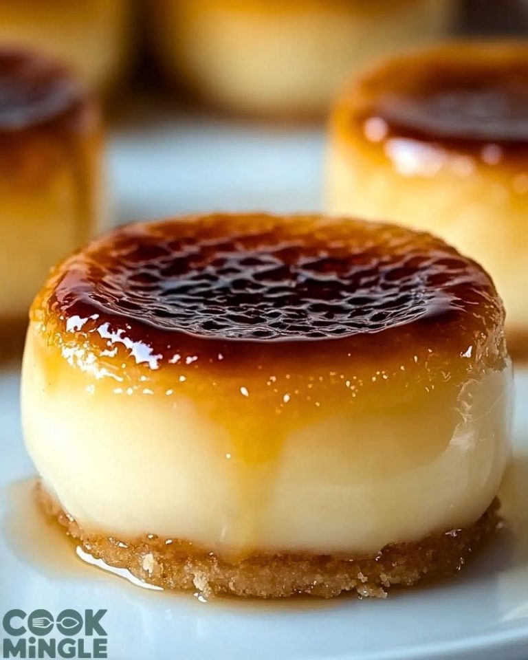 Mini Crème Brûlée Cheesecakes