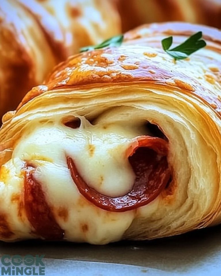 Mozzarella Pepperoni Croissant Rolls