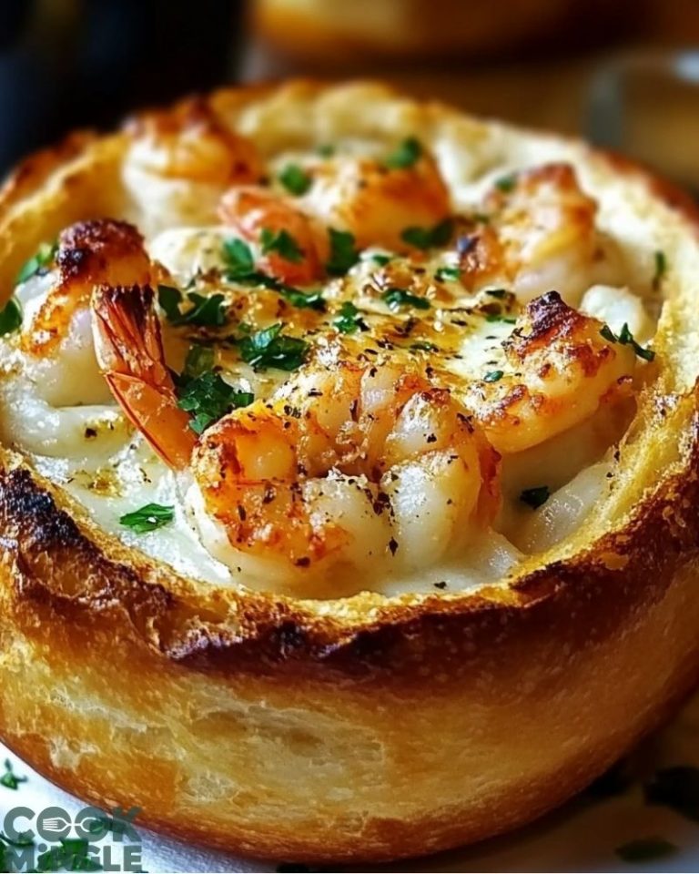 Stuffed Seafood Bread Bowl