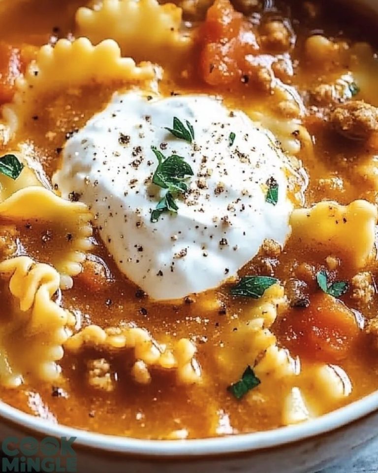 The Best Lasagna Soup
