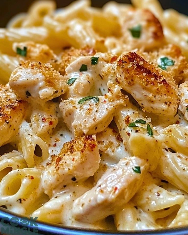 Creamy Cajun Ranch Chicken & Mozzarella Pasta