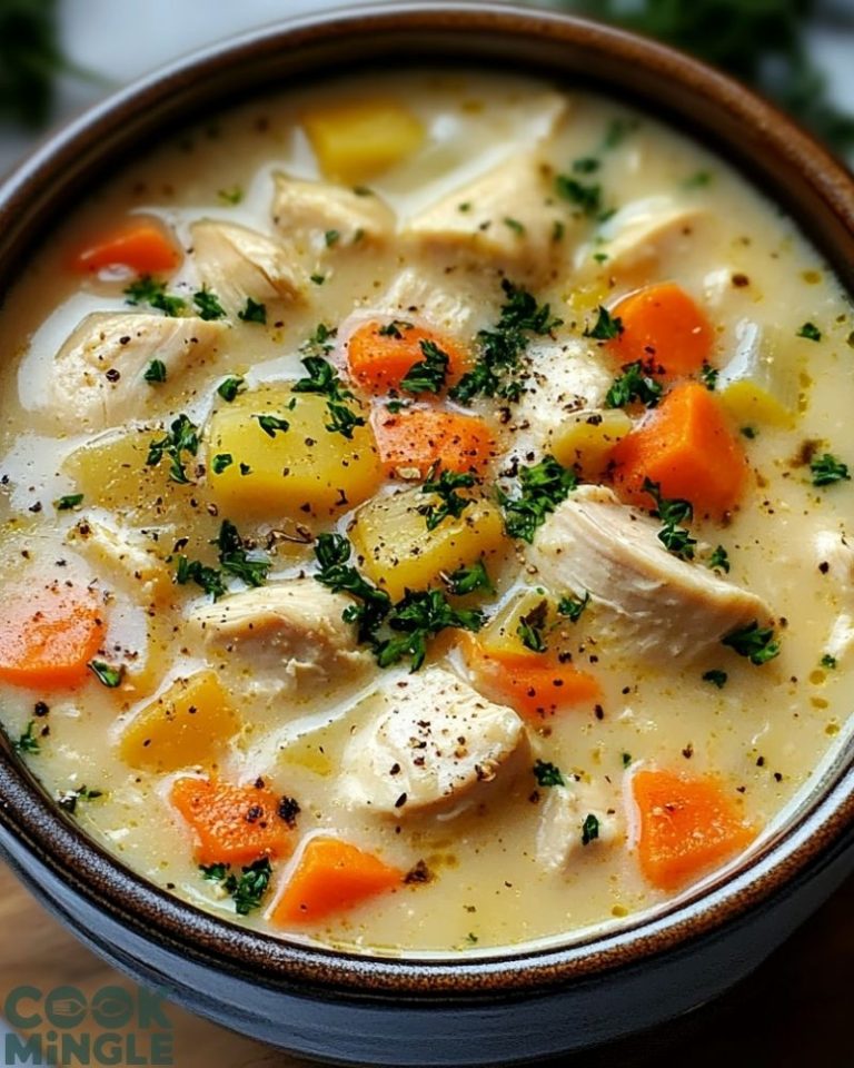 Easy Instant Pot Healthy Chicken Pot Pie Soup Recipe