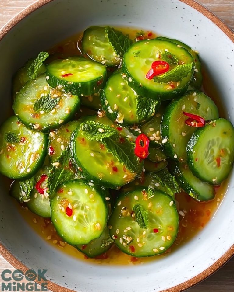 Fresh & Zesty Easy Asian Cucumber Salad Recipe