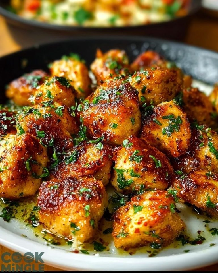 Garlic Butter Chicken Bites Recipe