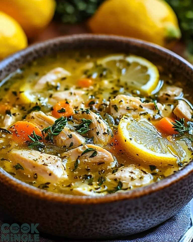 Greek Lemon Chicken Soup: A Comforting and Zesty Delight