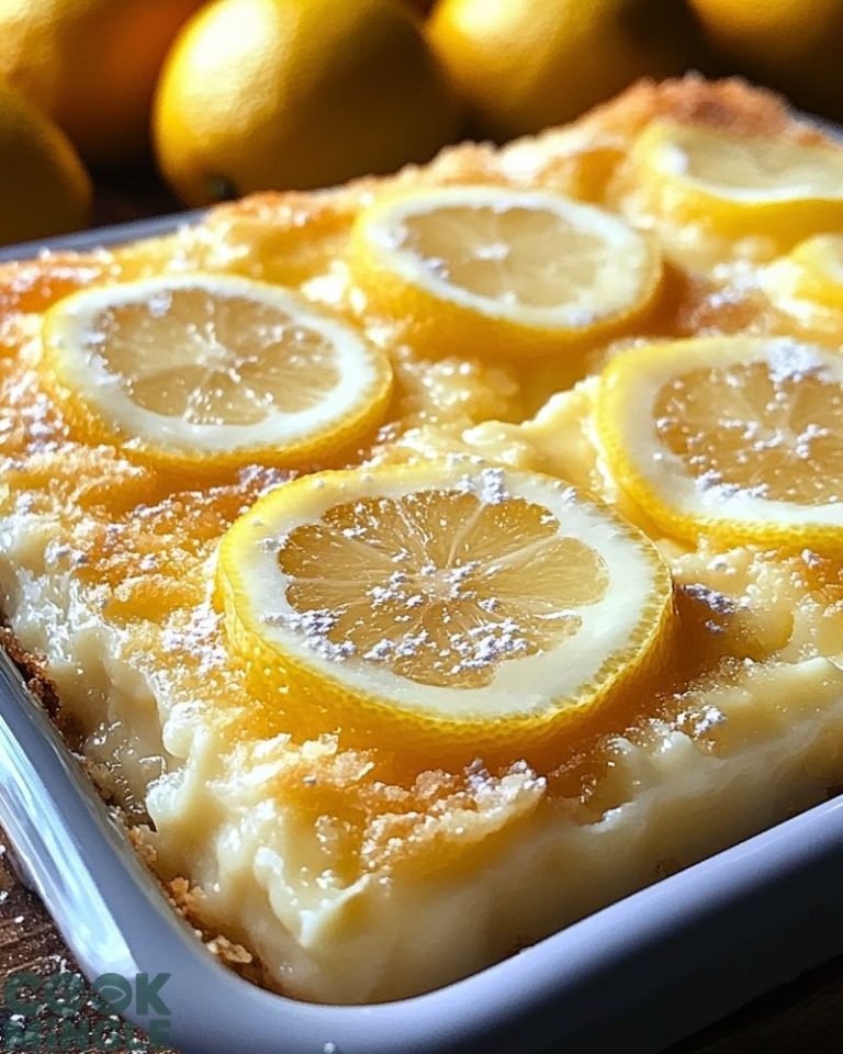 Lemon Cream Cheese Dump Cake