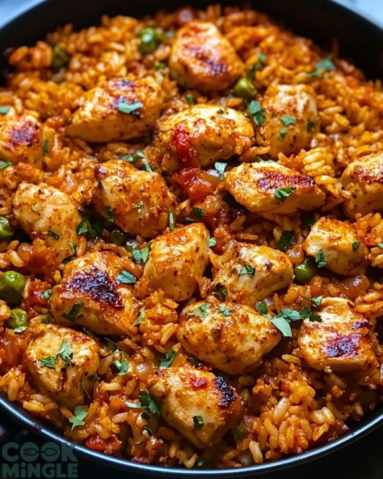 One-Pan Smoky Spicy Chicken & Rice Bake