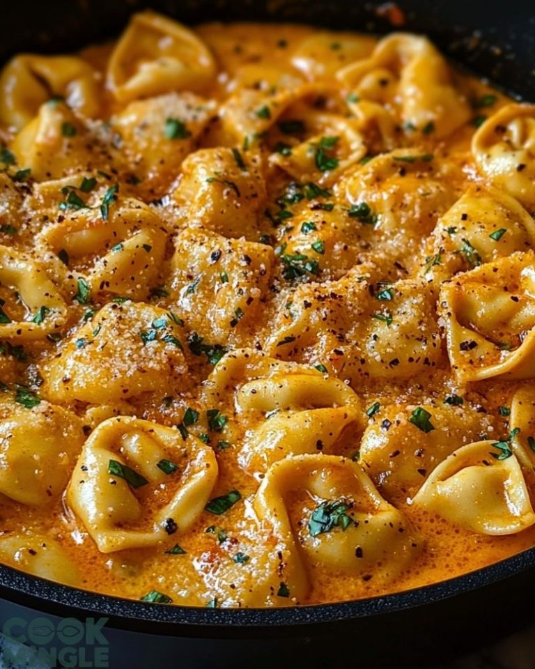 One-Pot Spicy Garlic Butter Chicken Tortellini