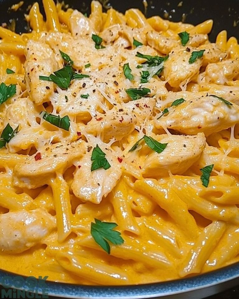 One-Skillet Parmesan Cheddar Chicken & Pasta