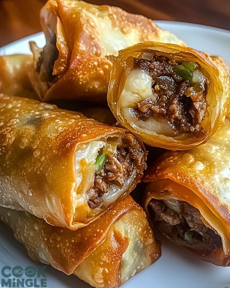 Philly Cheesesteak Egg Rolls Recipe