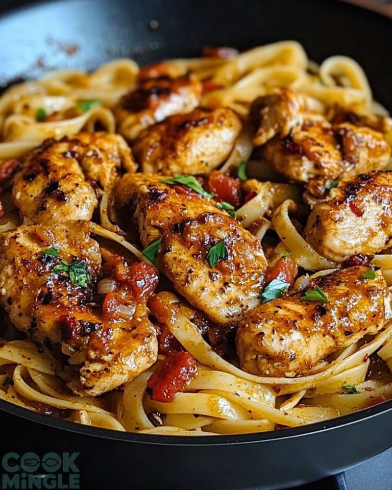 Spicy Cajun Chicken and Linguine in One-Pan Wonder