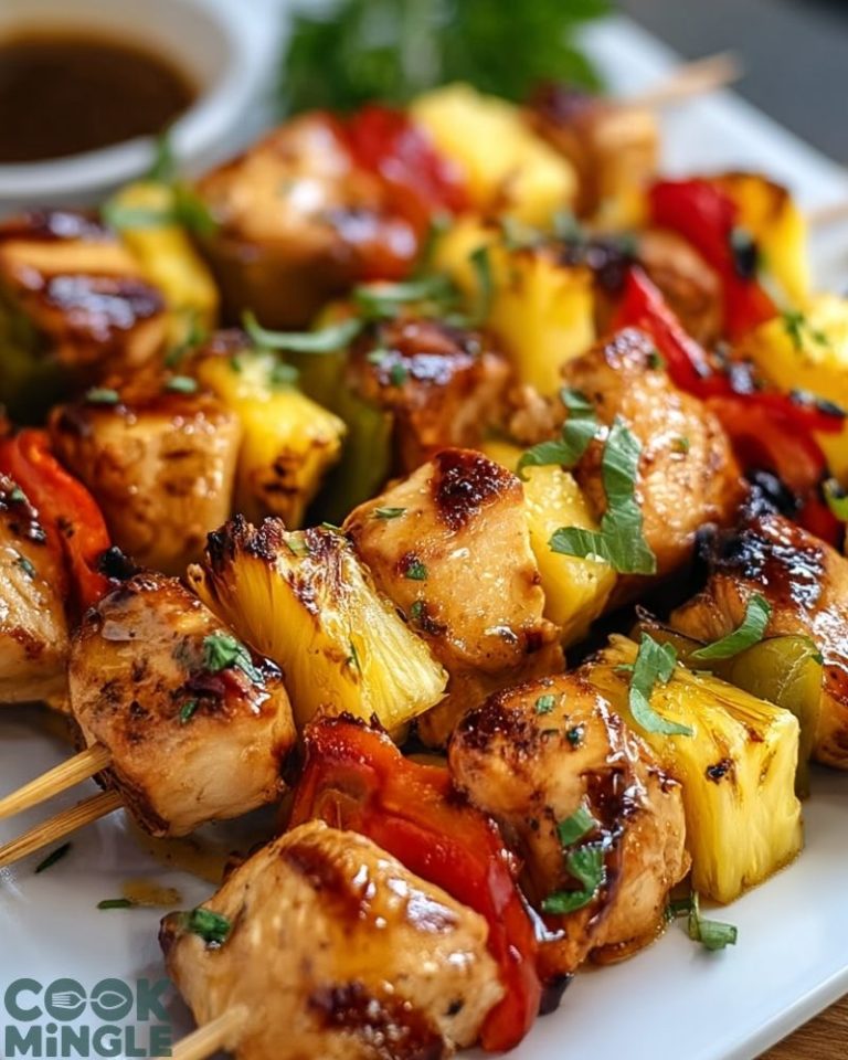 Sweet and Savory Pineapple Chicken Kabobs Recipe