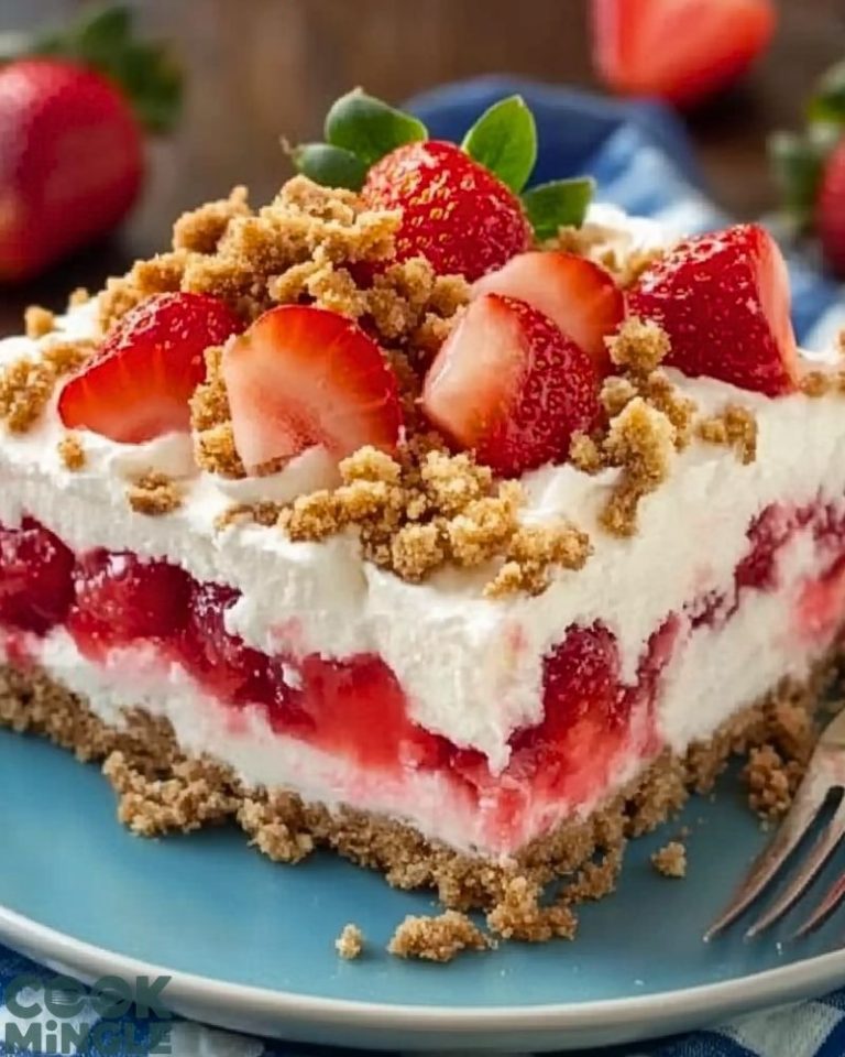 Delightful Strawberry Crunch Poke Cake Recipe