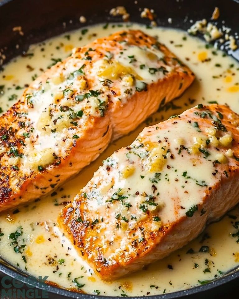 Garlic Butter Parmesan Salmon Recipe