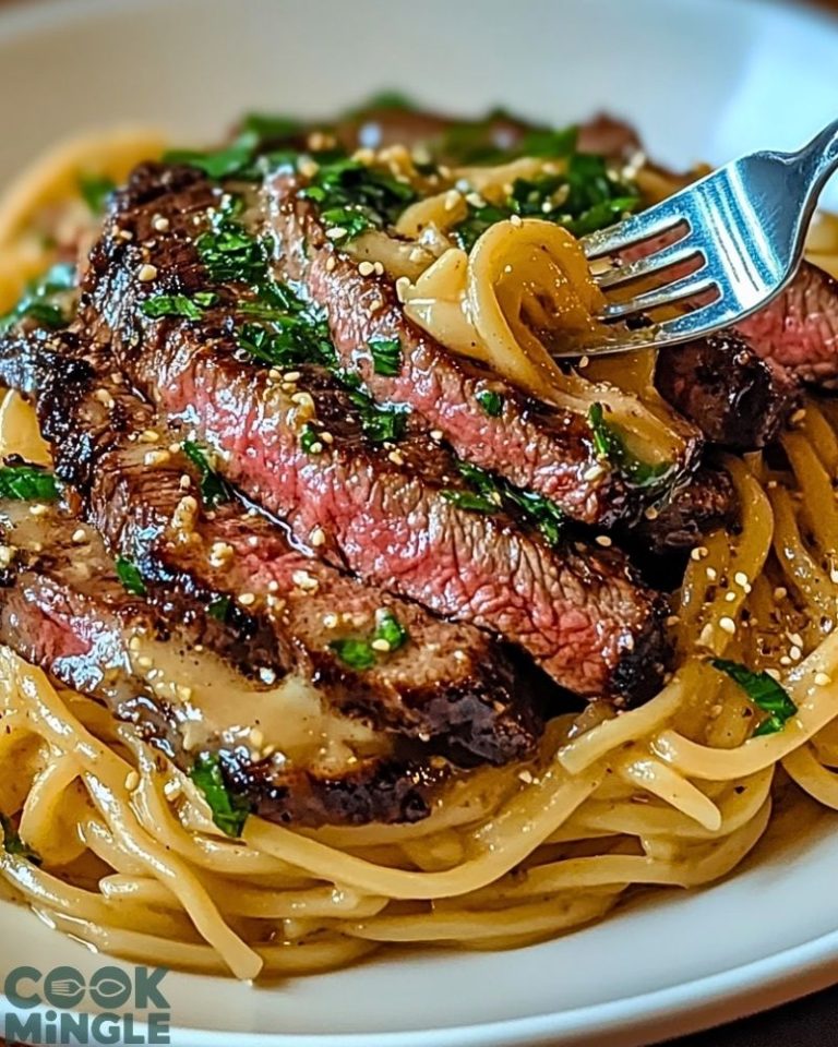 Garlic Butter Steak Lightning Noodles