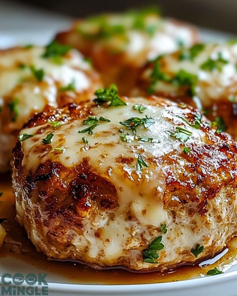 Garlic Parmesan Chicken Meatloaves