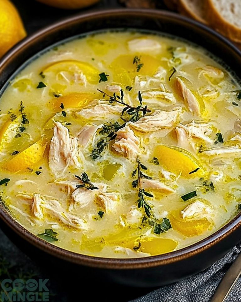 Greek Lemon Chicken Soup (Avgolemono)