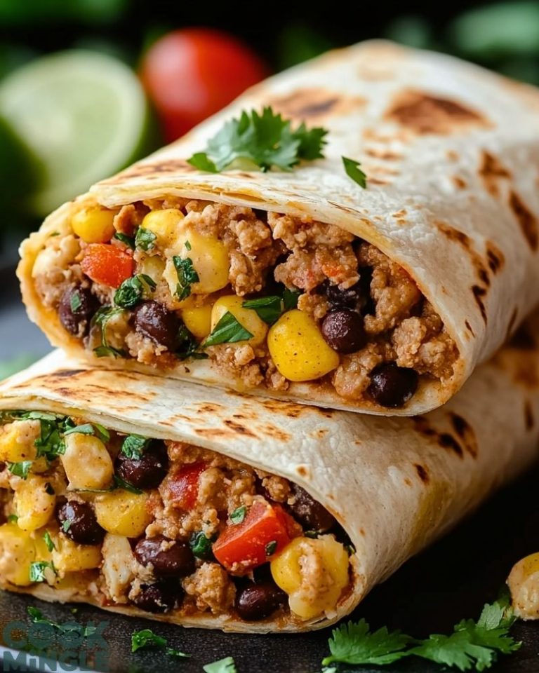 High Protein Breakfast Burritos