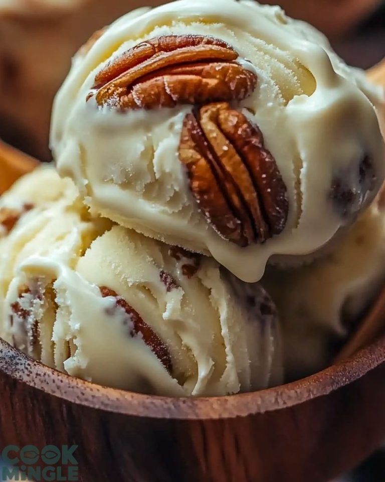 Homemade Butter Pecan Ice Cream
