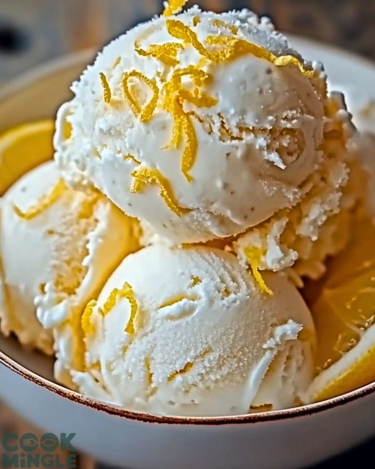 Homemade Lemon Cheesecake Ice Cream