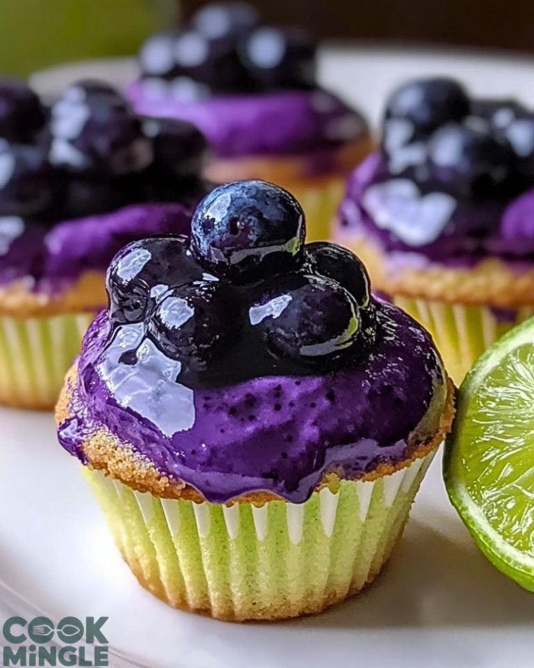 Irresistible Blueberry Lime Cheesecake Cupcakes