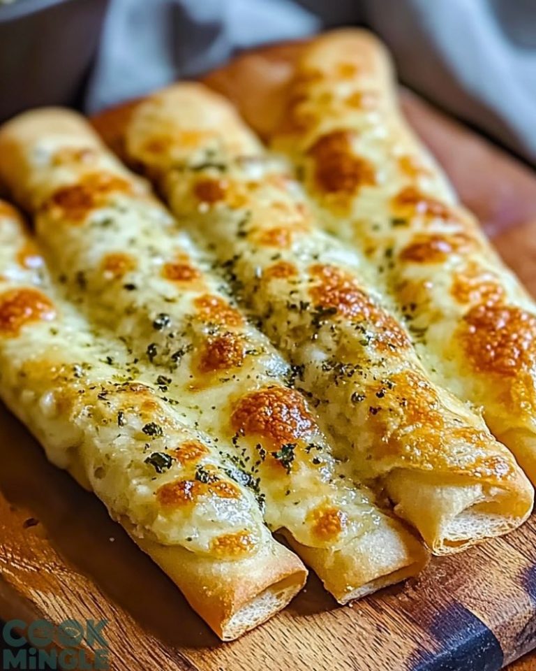 Quick Sourdough Cheesy Breadsticks with Discard