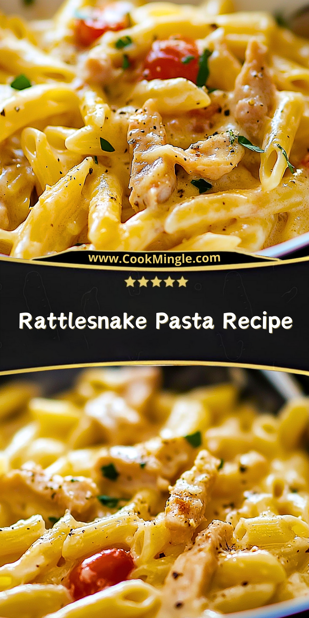 Creamy Rattlesnake Pasta Recipe - Cook Mingle