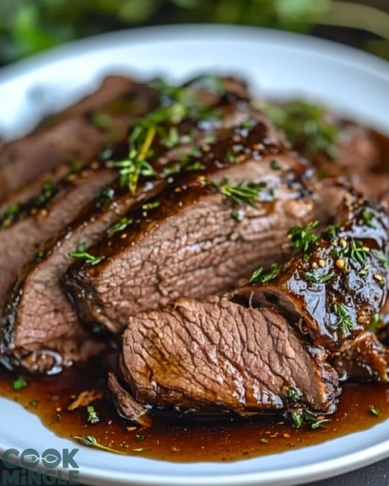Slow Cooker Balsamic Glazed Roast Beef Recipe