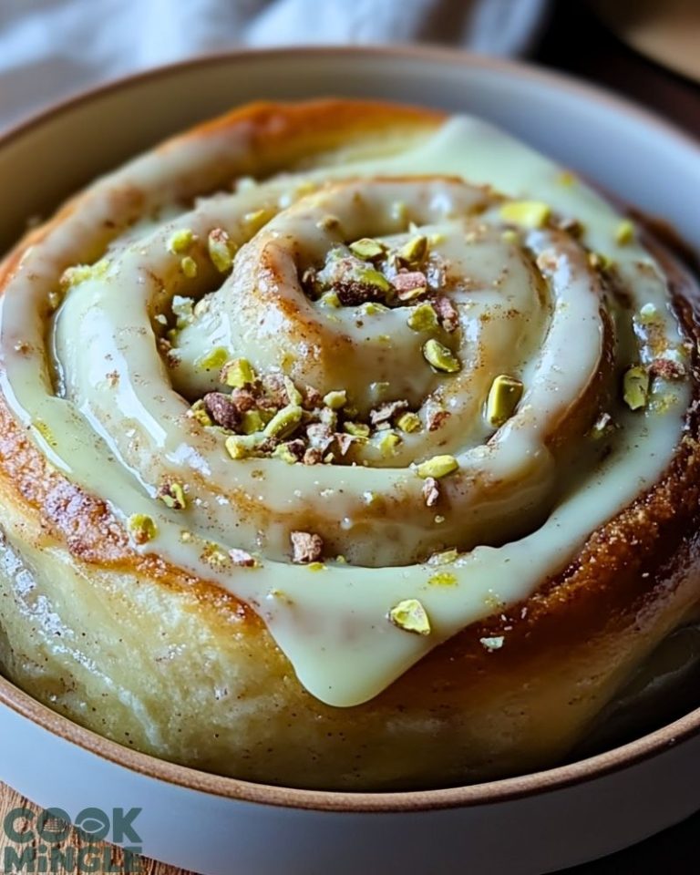 Small Batch Pistachio Cream Cinnamon Rolls