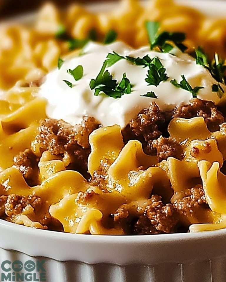 Sour Cream Beef Noodle Casserole