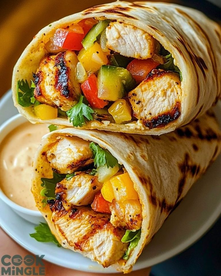 Southwest Grilled Chicken Wraps Recipe