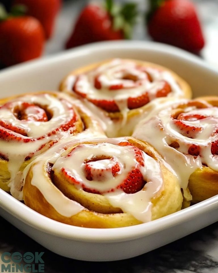 Strawberry Cinnamon Rolls
