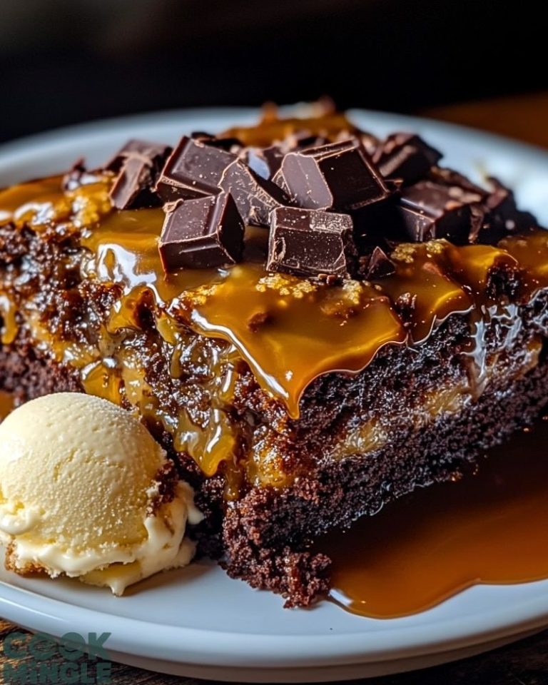Chocolate Caramel Dump Cake