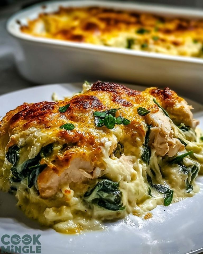 Creamy Chicken and Spinach Casserole