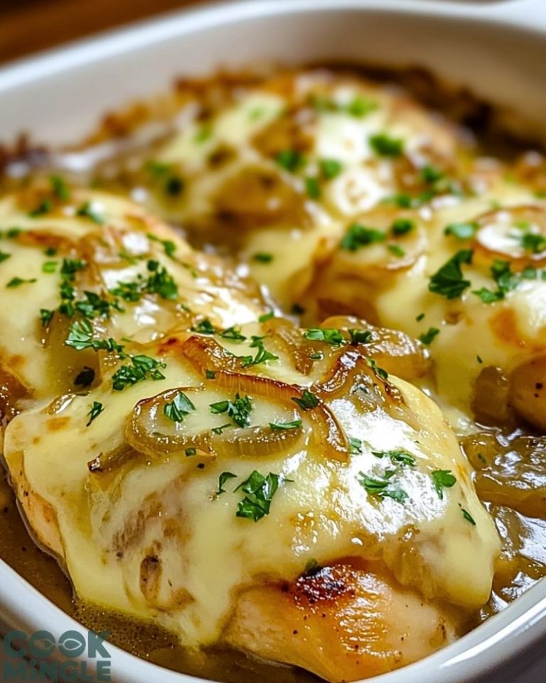 French Onion Chicken Bake