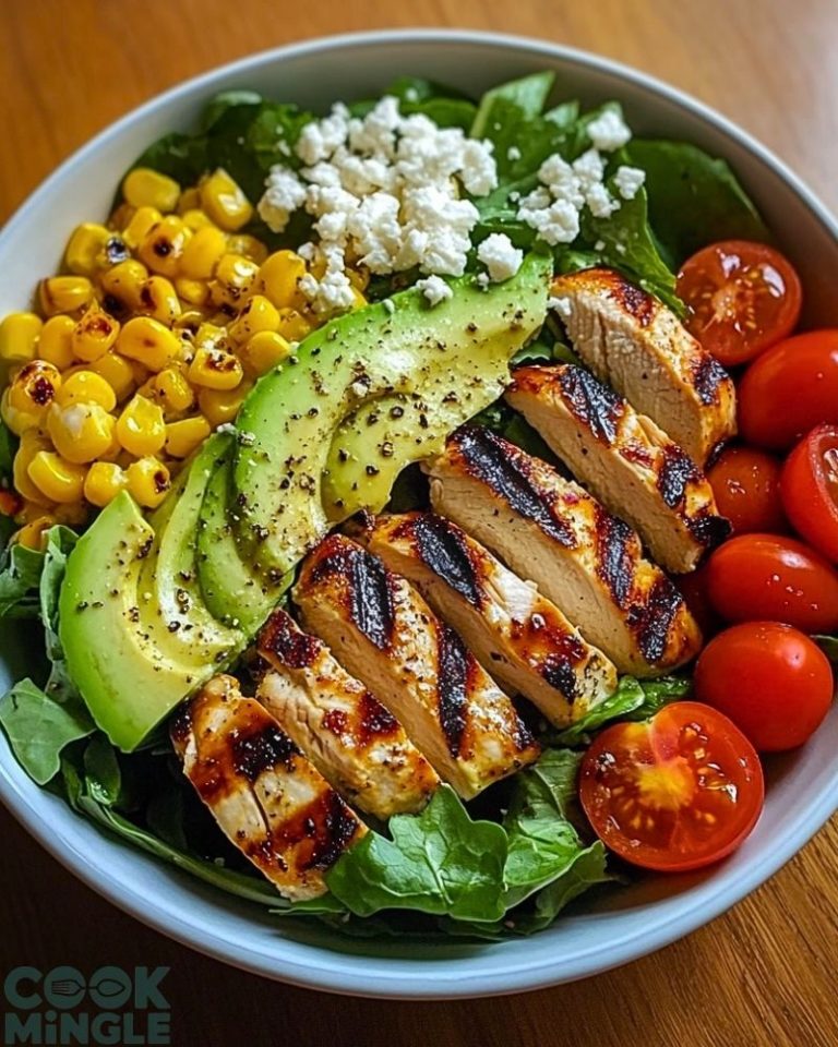 Grilled Chicken & Avocado Salad Bowl