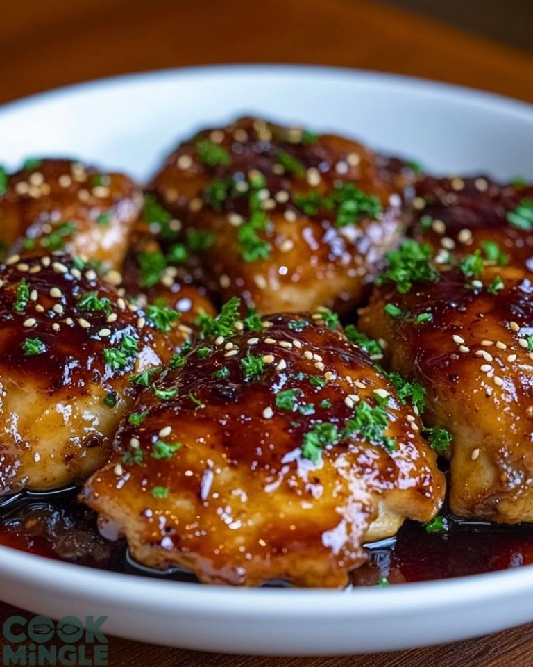 Honey Garlic Slow Cooker Chicken Thighs