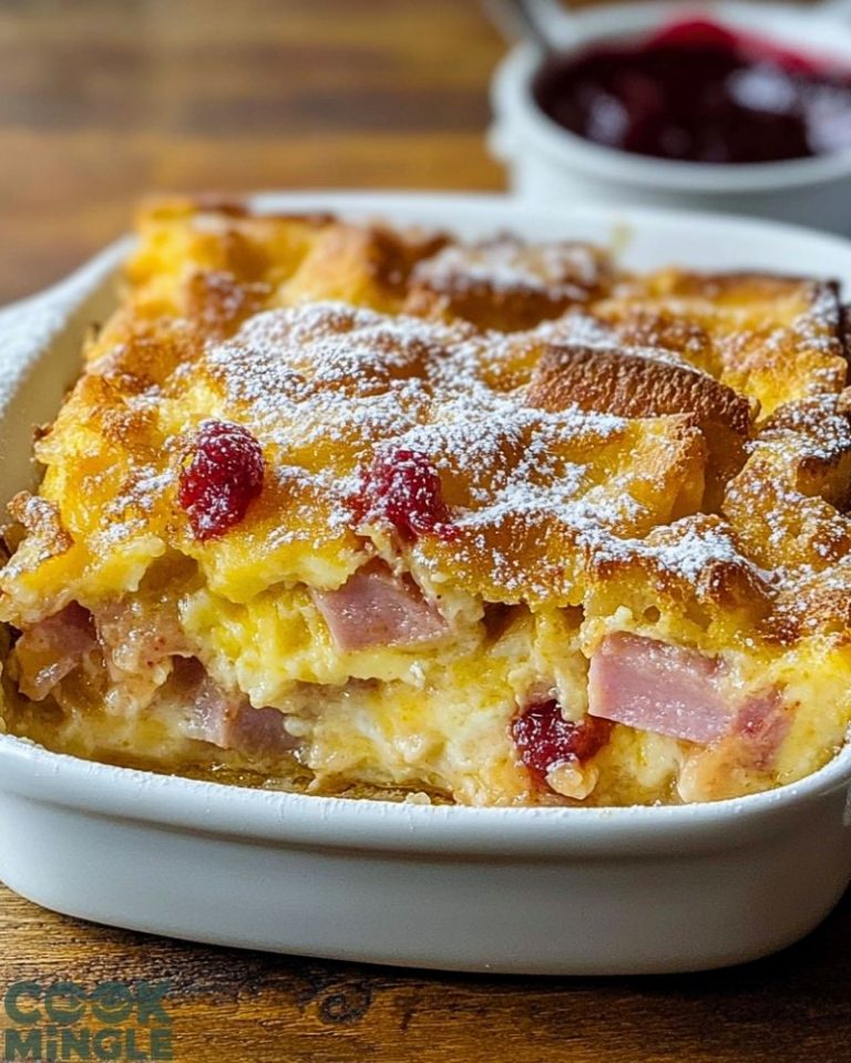 Monte Cristo Breakfast Casserole