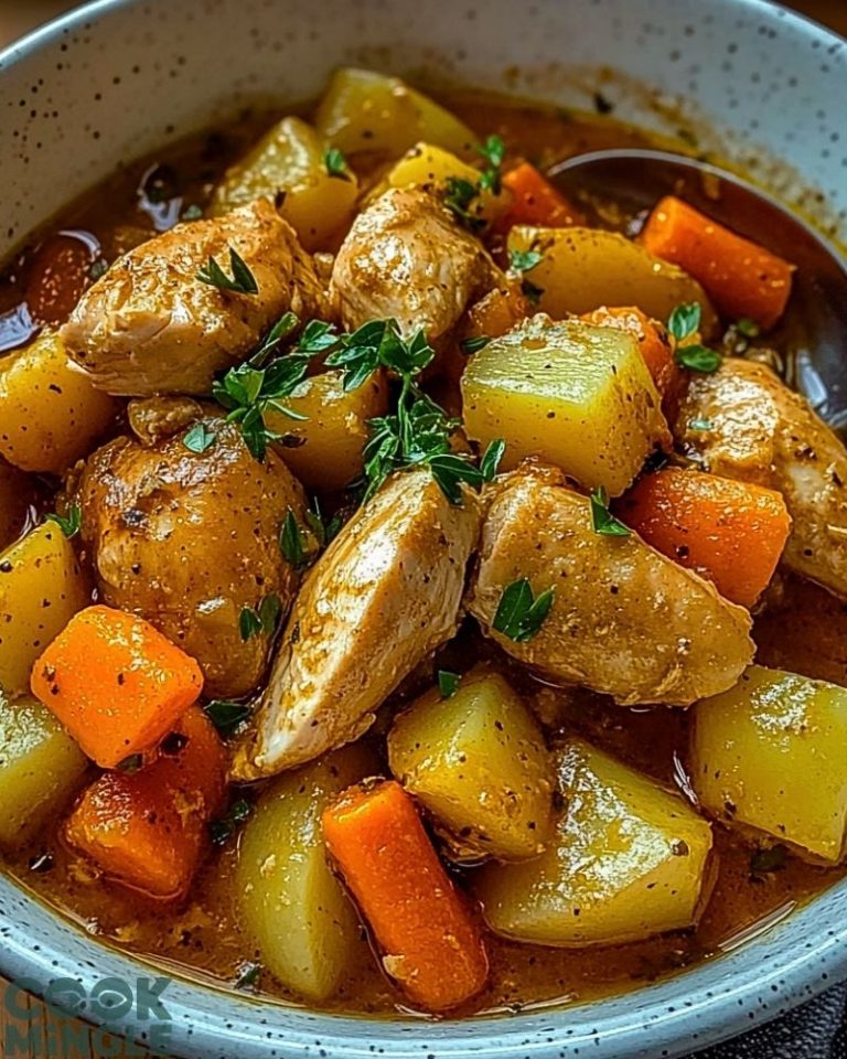 Rustic Chicken & Potato Stew with Carrot & Herbs