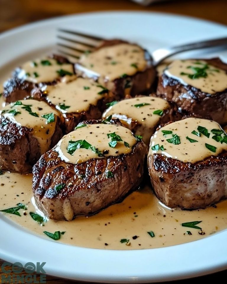 Steak with Haunted Bourbon Garlic Cream Sauce