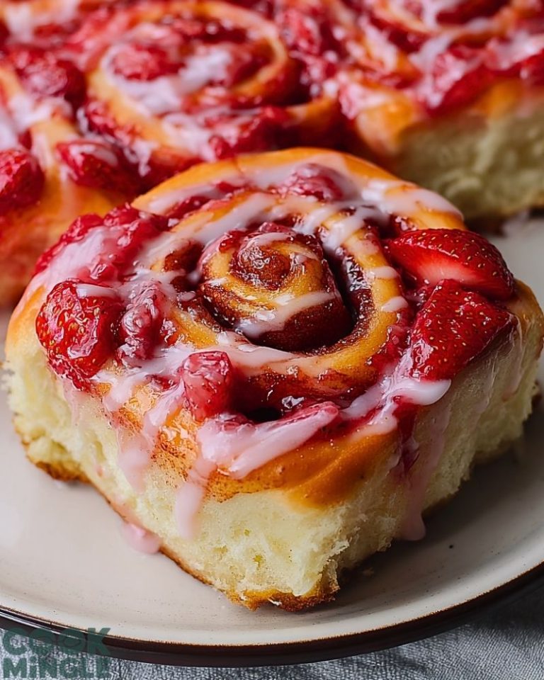 Delicious Strawberry Cinnamon Rolls Recipe