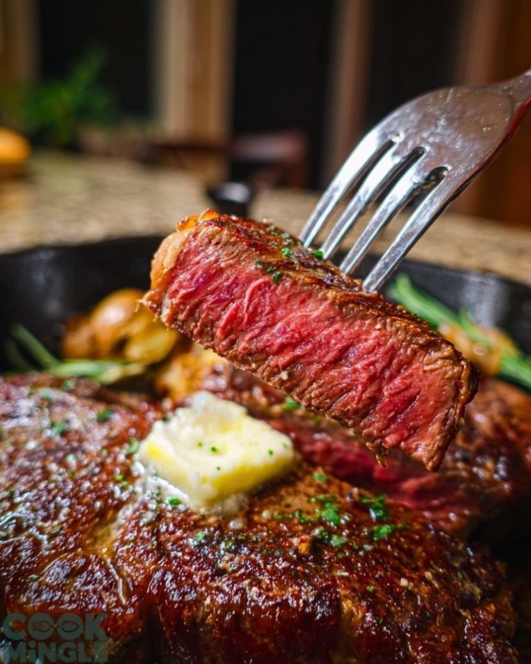 Cast Iron Ribeye Steak
